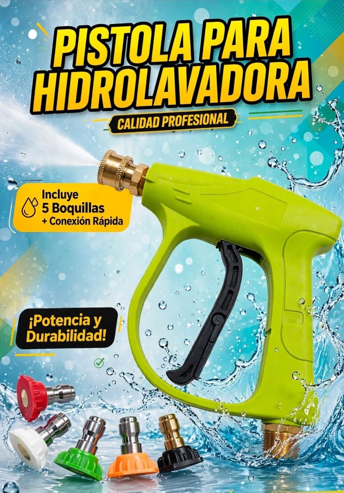 PISTOLA PARA HIDROLAVADORA