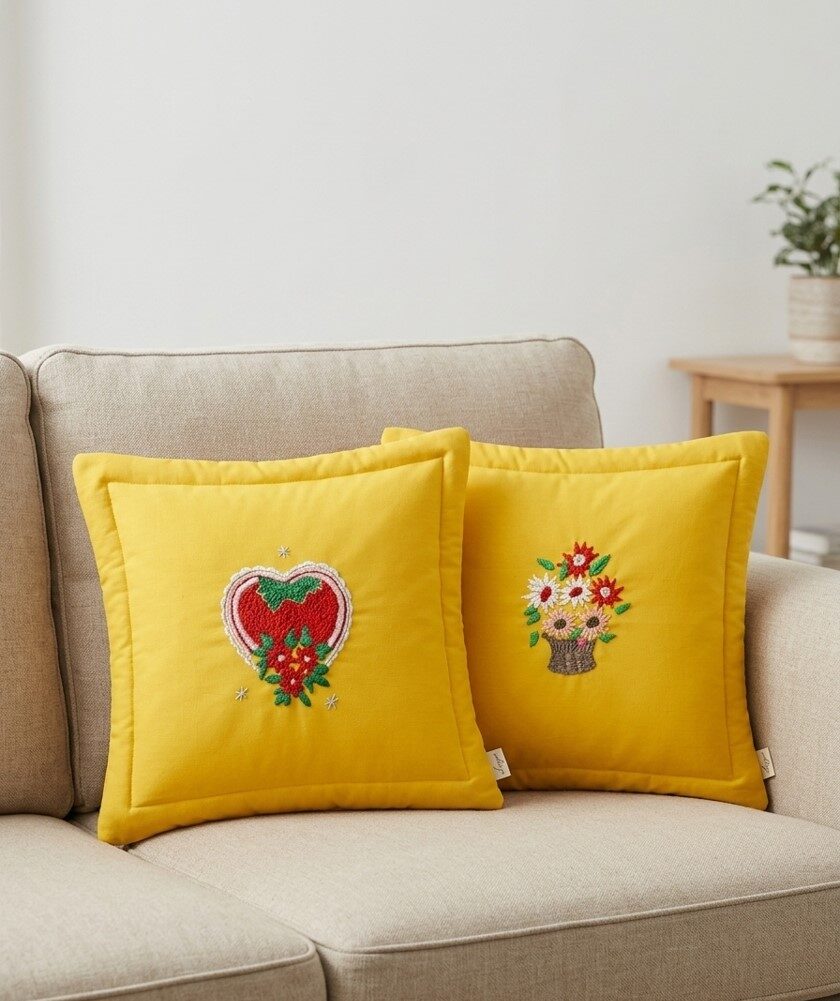 ¡RIFA DE HERMOSOS COJINES BORDADOS!