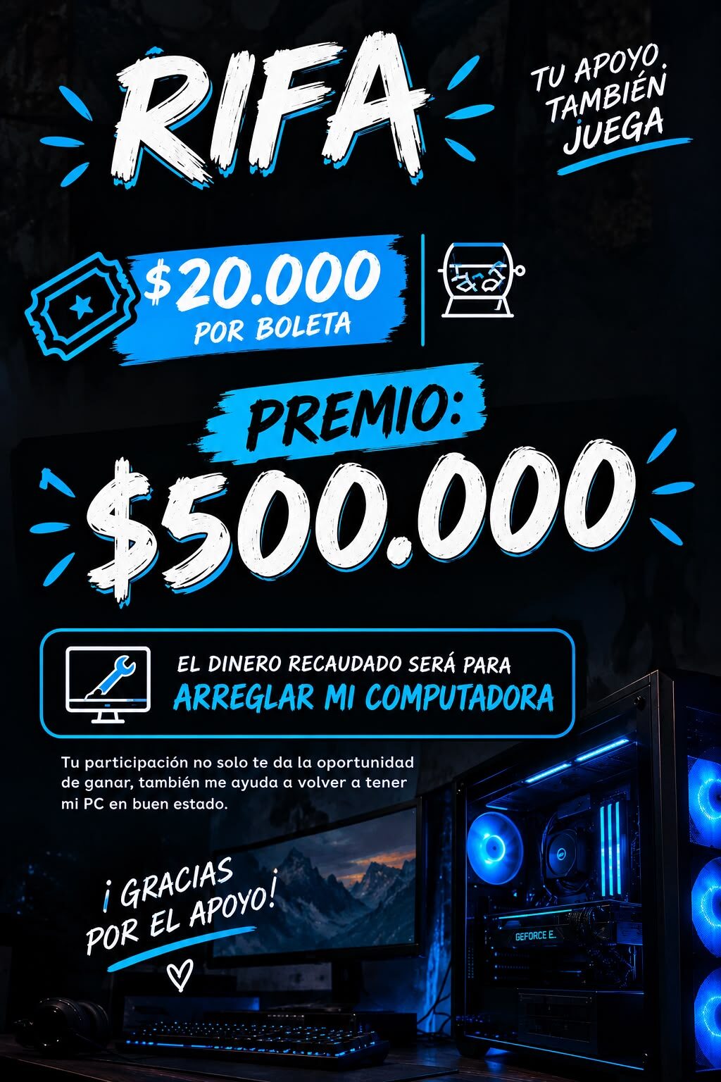 Mercado valorado en $500.000